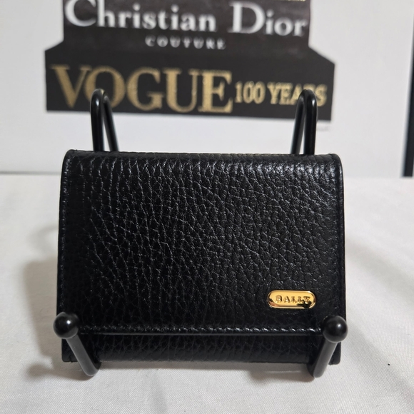 Bally Black Leather Coin Wallet - Picture 3 of 12